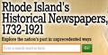 Historical Newspapers of RI Logo