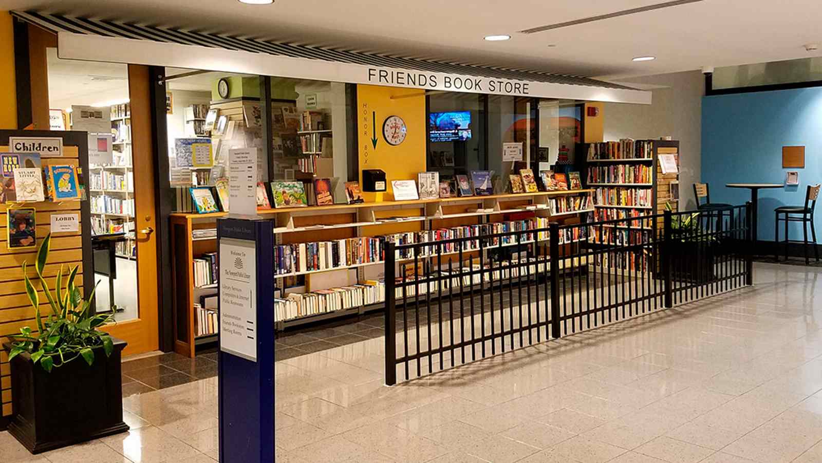 The Friends of the Library Open The Garage Pop-Up Bookstore in