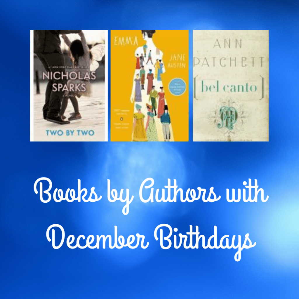 Books by Authors with December Birthdays