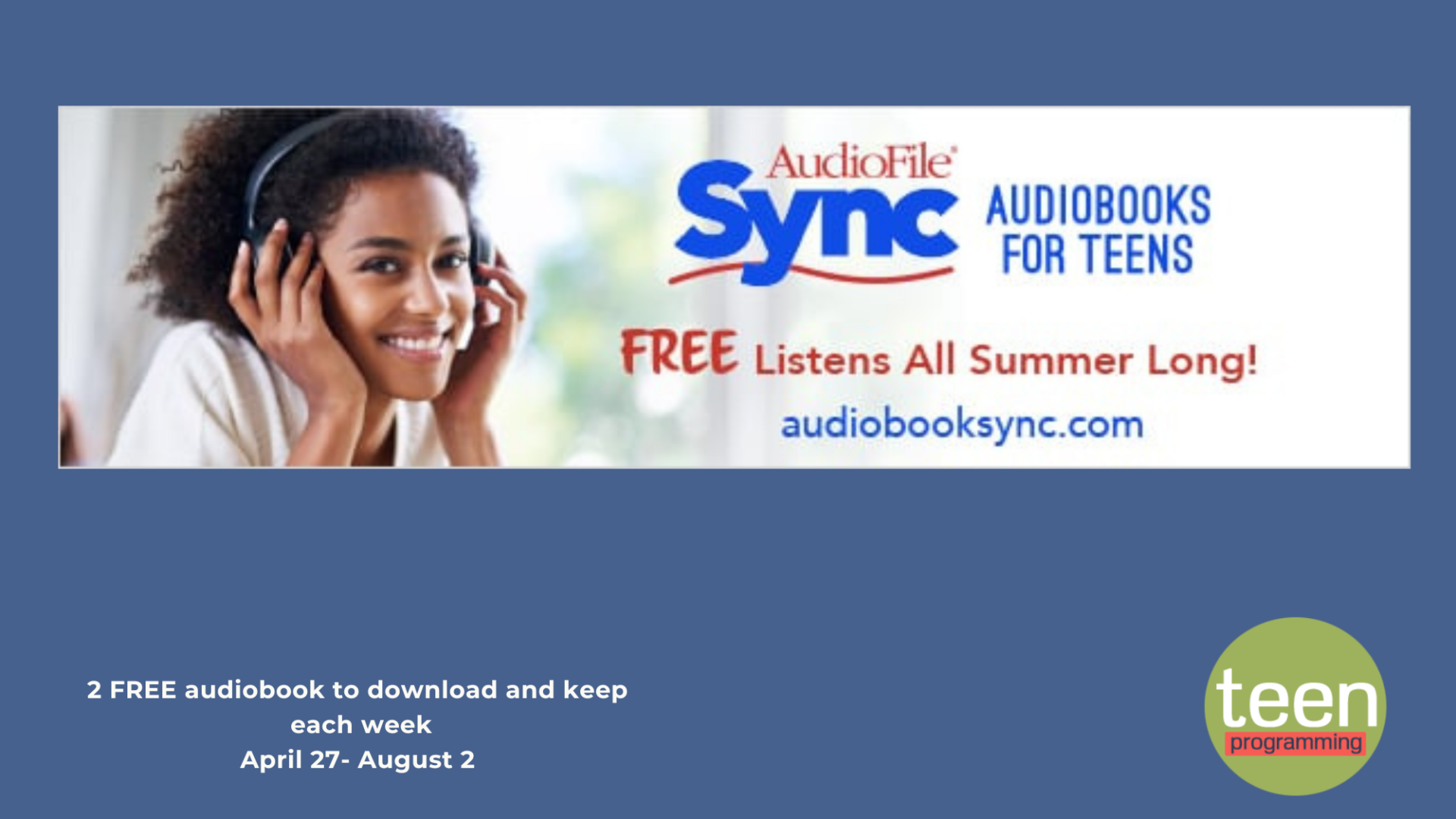 Free Audiobooks for Teens!