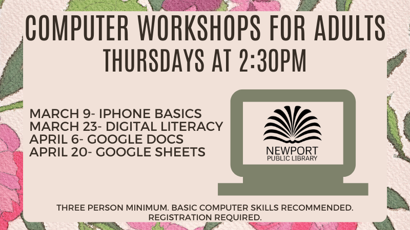 Computer Workshops for Adults