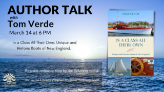 Author Talk with Tom Verde on March 14 at 6 PM. Register online or call us at 847-8720 ext.208.