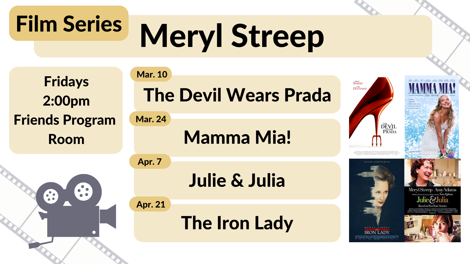 Film Series: Meryl Streep