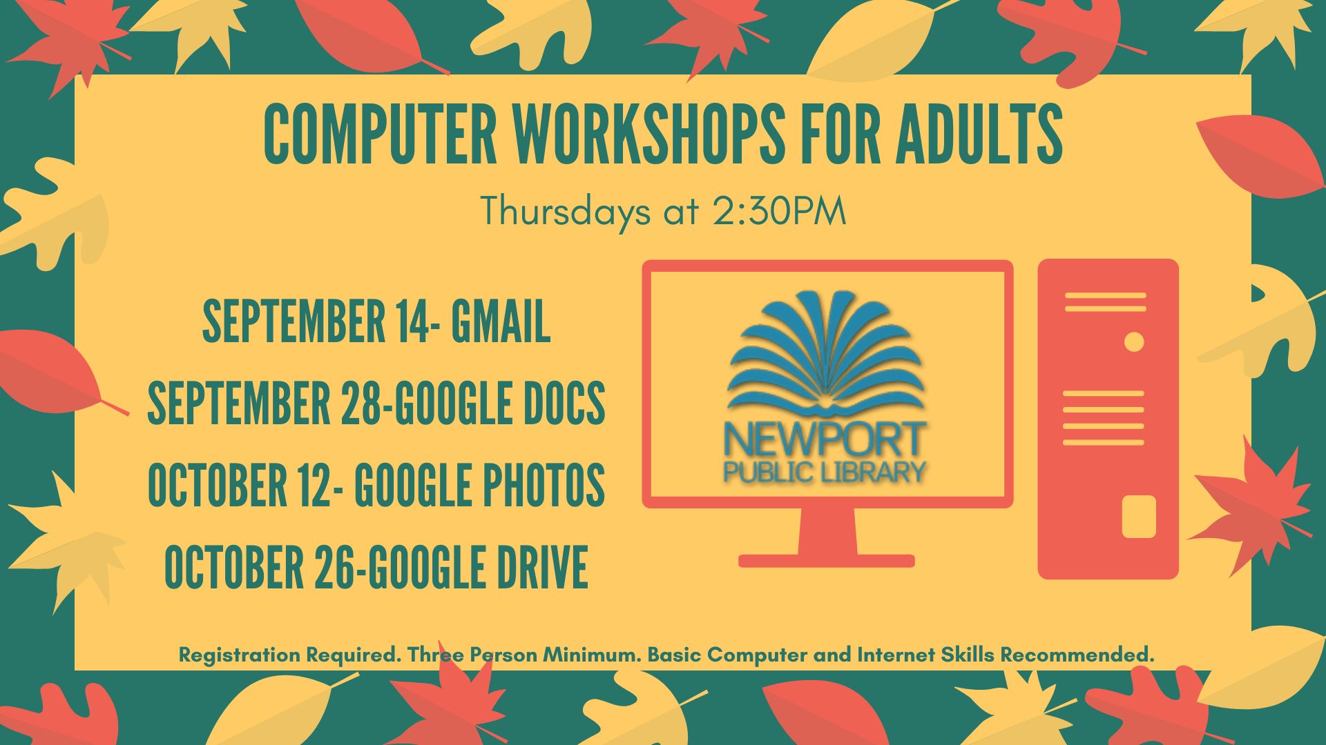 Computer Workshops for Adults