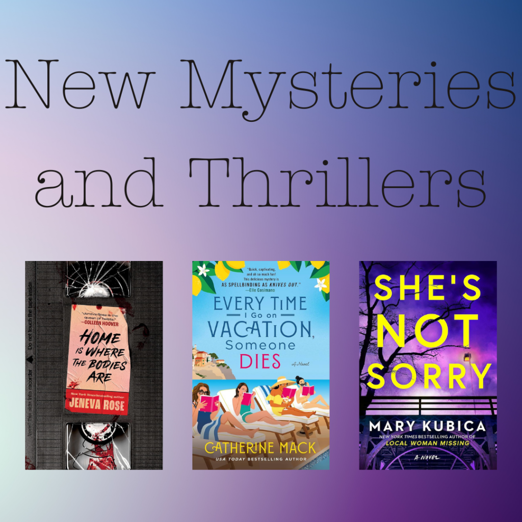 New Mysteries and Thrillers
