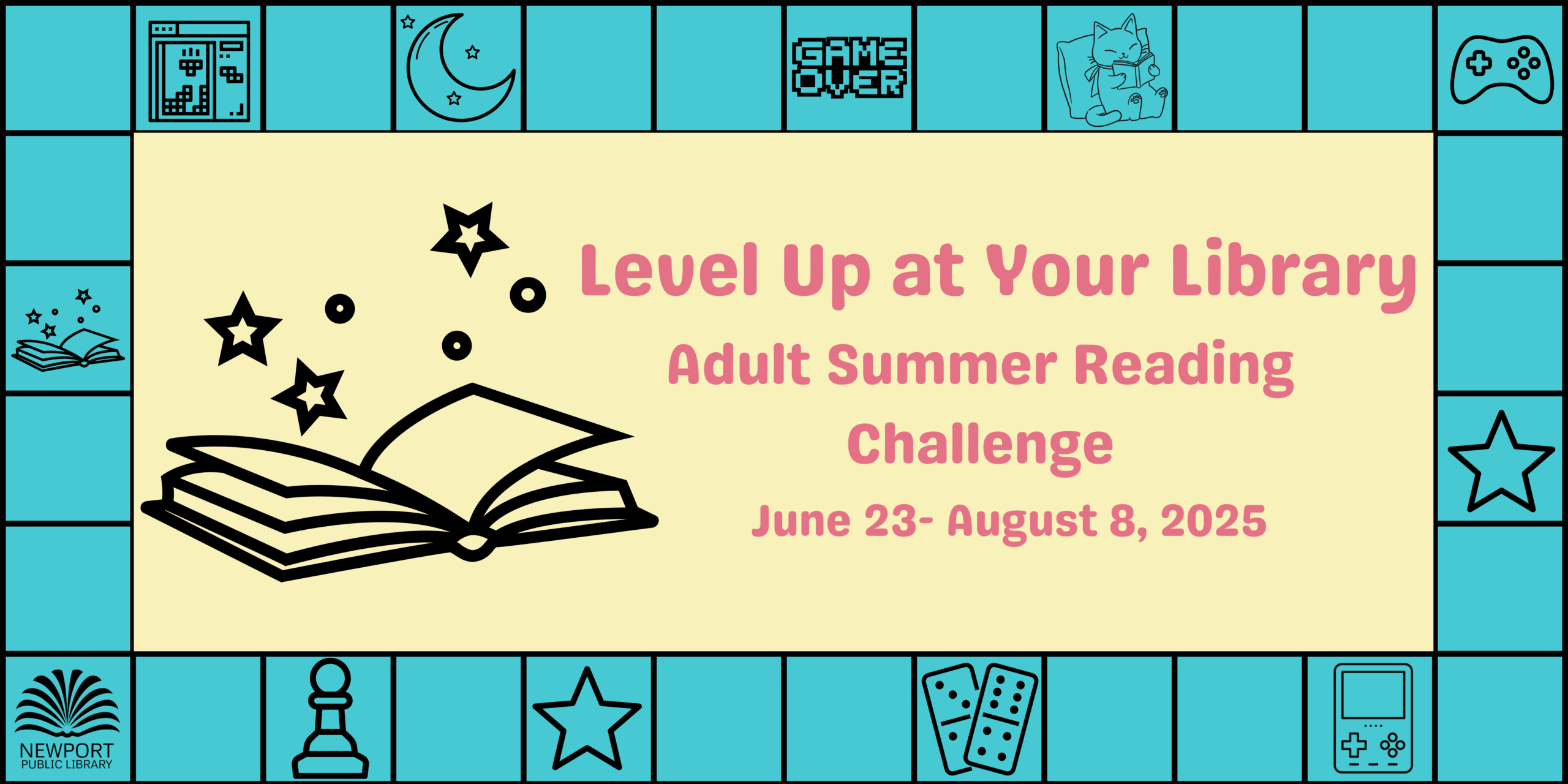2025 Adult Summer Reading Challenge 1 2025 SRP Beanstack Banner scaled
