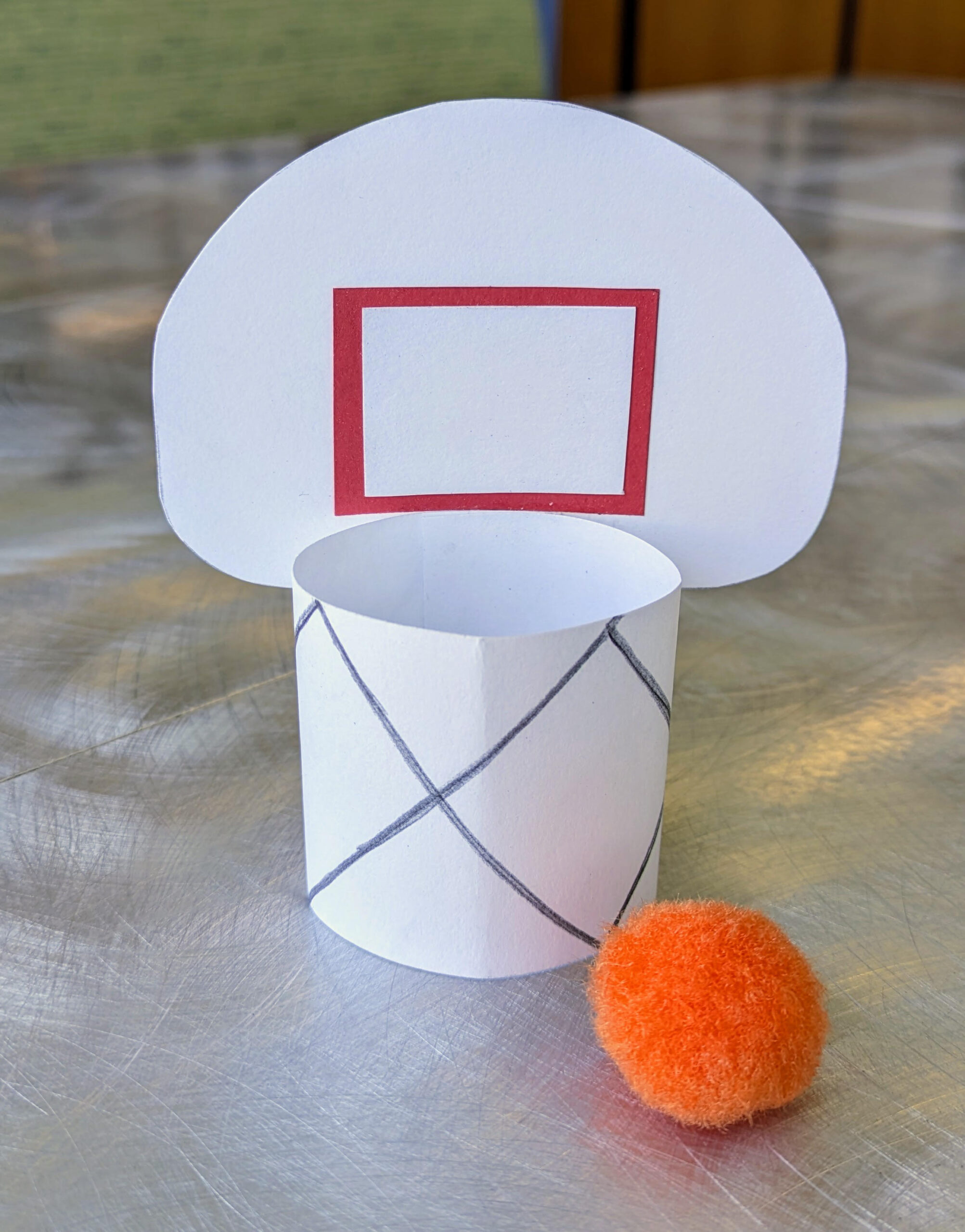 Take and Make Basketball Craft