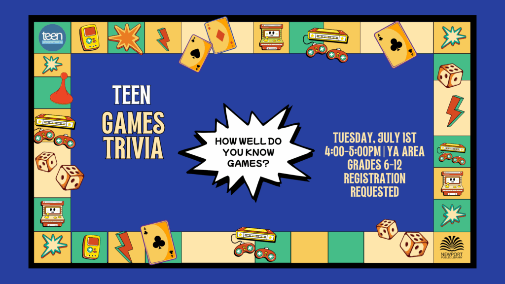 Games Trivia 16 x 9 in