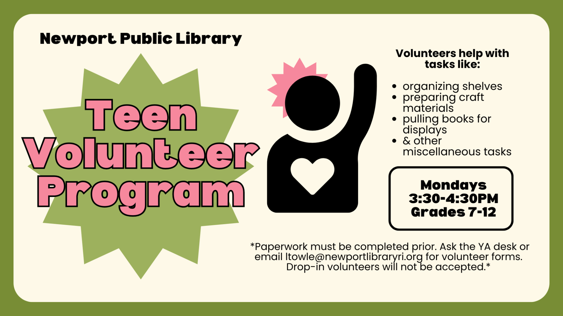 Teen Volunteer Program
