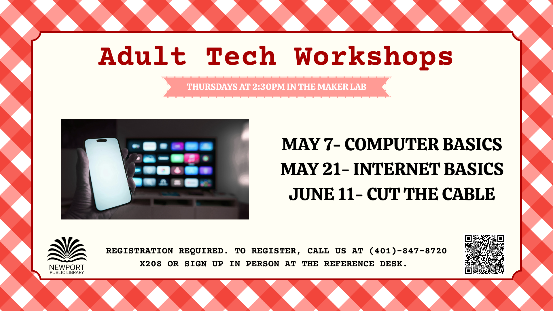 Workshops for Adults
