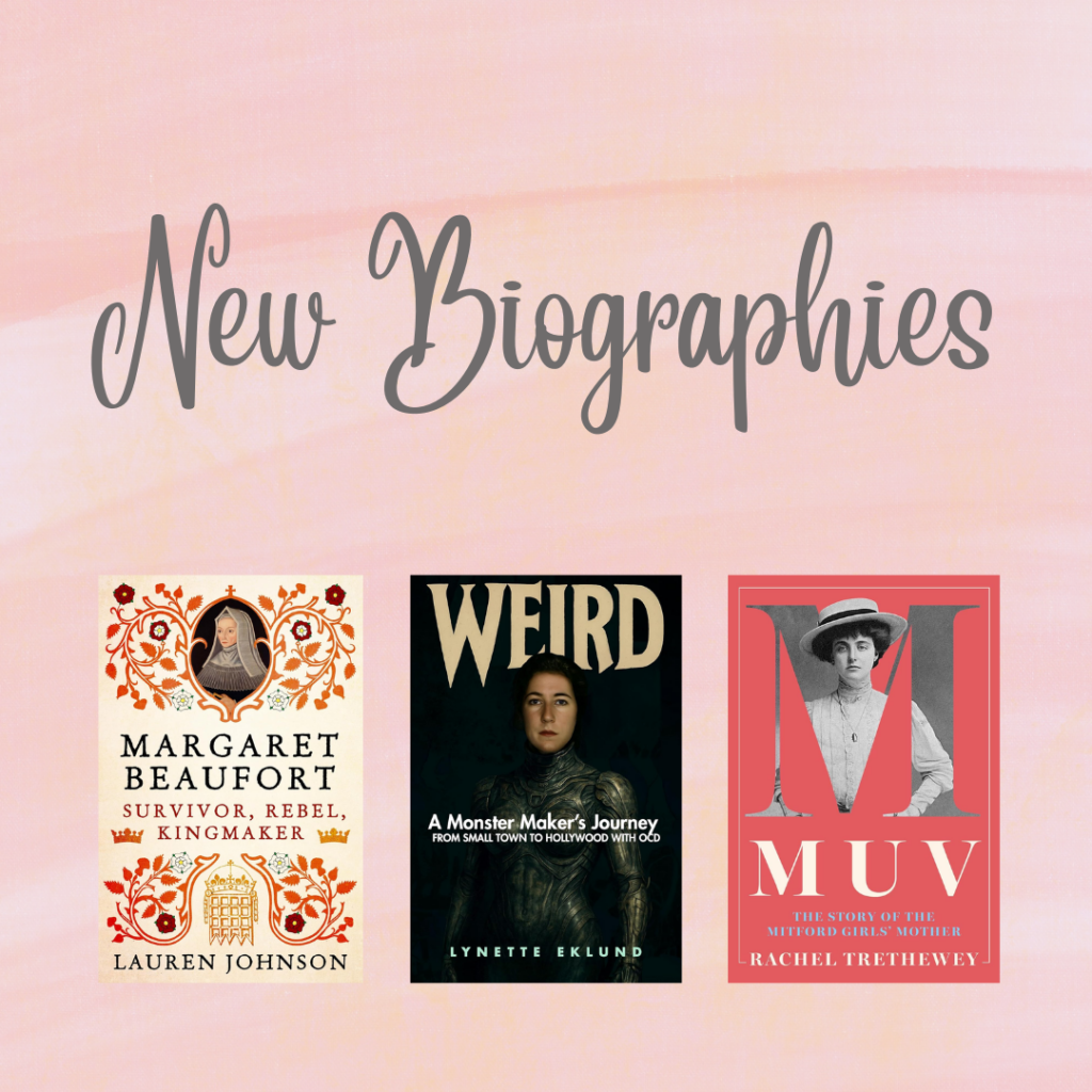 New Biographies 2 displays covers for new biography titles.