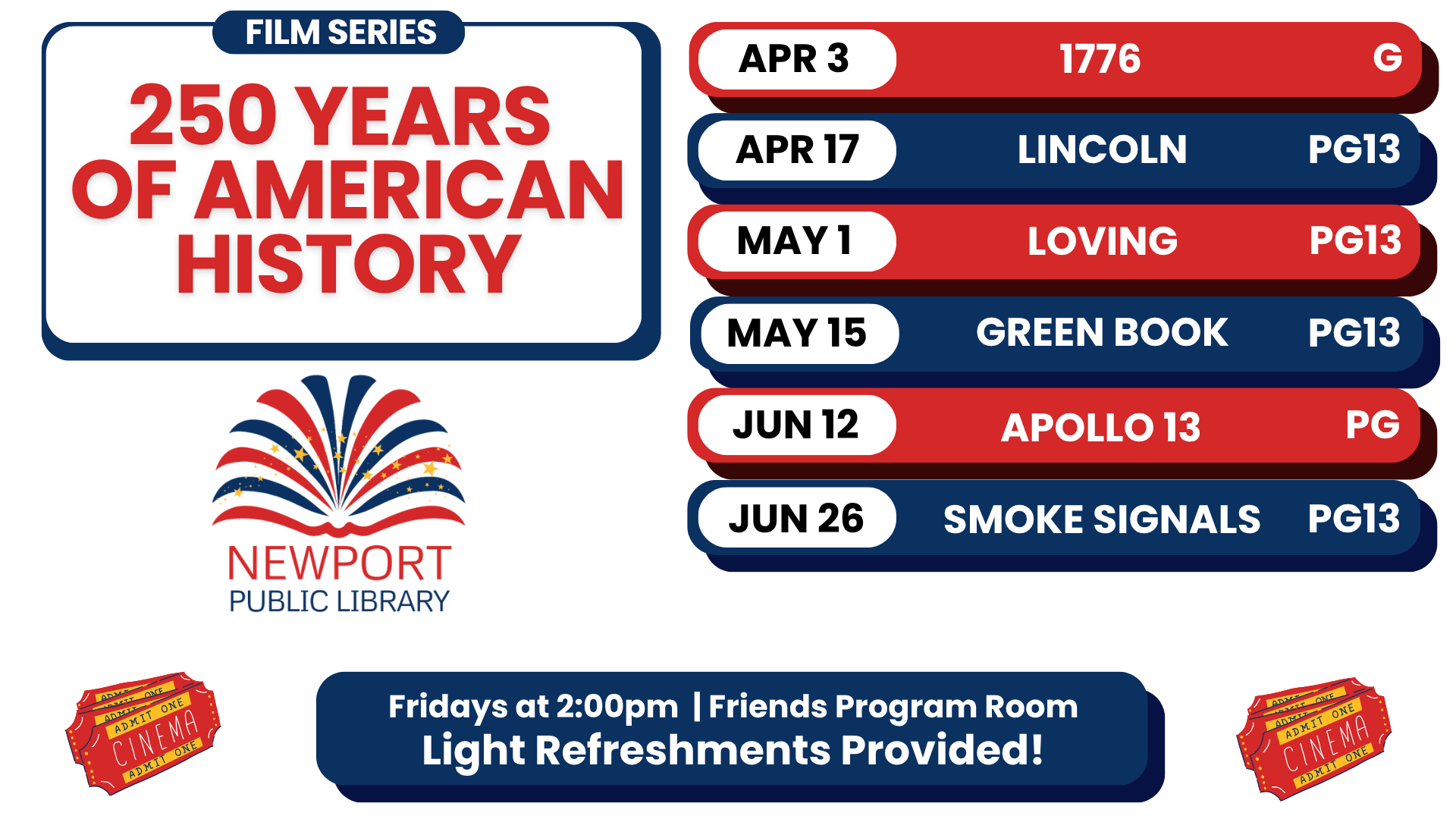 Film Series: 250 Years of American History
