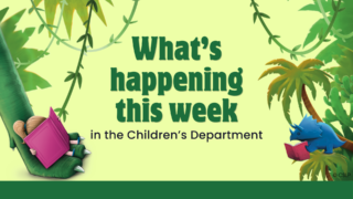 what's happening this week in the children's department with dinosaur clipart